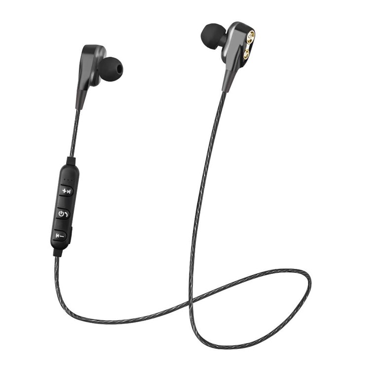 K88 In-ear Wireless Bluetooth 4.2 Stereo Earphone with Mic for iPhone Samsung - Black-6