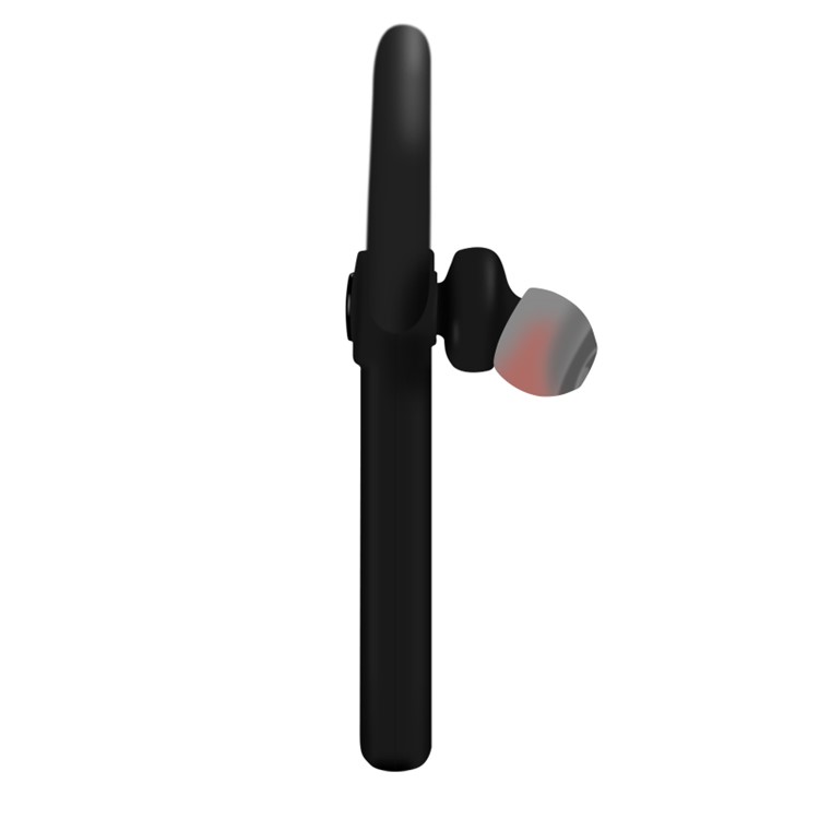 Single Ear-hook Bluetooth 4.1 Stereo Earphone with Mic for iPhone Samsung - Black-3
