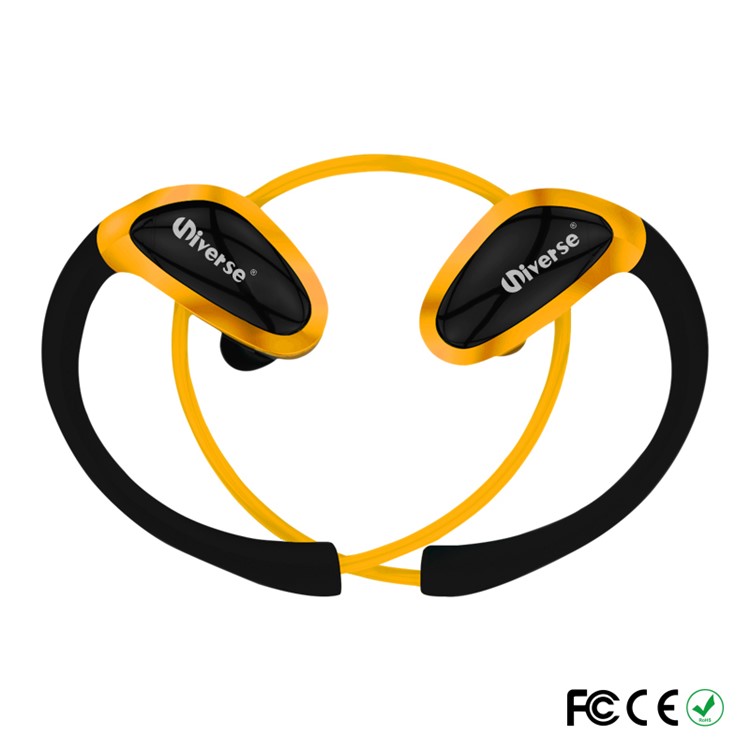 

SIVERSE 802 Business Sports Bluetooth Headset Waterproof Headphone with Mic - Orange, iPhone X