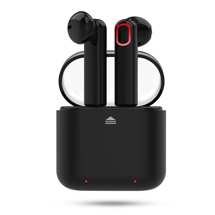 TWS True Wireless Bluetooth 4.2 Mini Sports In-ear Earphones + Charging Box - Black-1