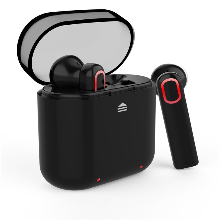 TWS True Wireless Bluetooth 4.2 Mini Sports In-ear Earphones + Charging Box - Black-3
