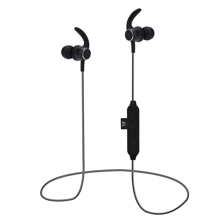

ST-K8 Sports Wireless Bluetooth Headphones Stereo Earphones with Microphone - Black