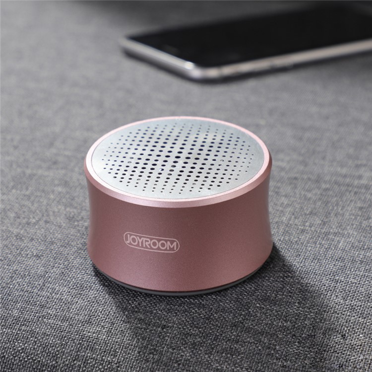 

JOYROOM JR-R9S Mini Wireless Bluetooth Speaker Built-in Mic Support TF Card for iPhone Samsung Huawei Etc. - Rose Gold