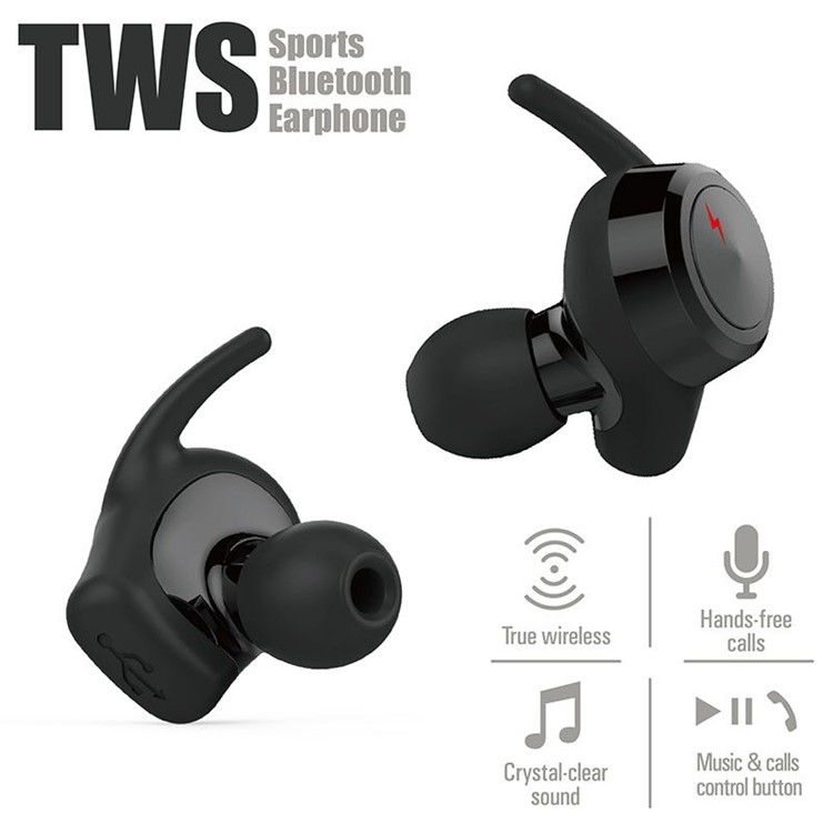 US-001 TWS In-ear Wireless Bluetooth 4.2 Double Headphones-4