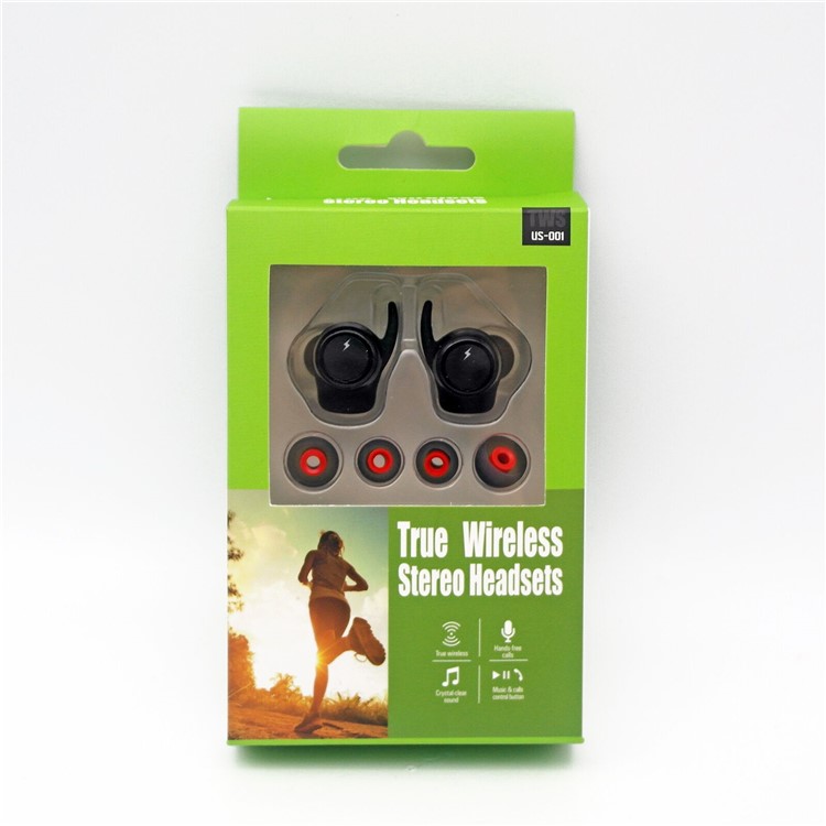 US-001 TWS In-ear Wireless Bluetooth 4.2 Double Headphones-6