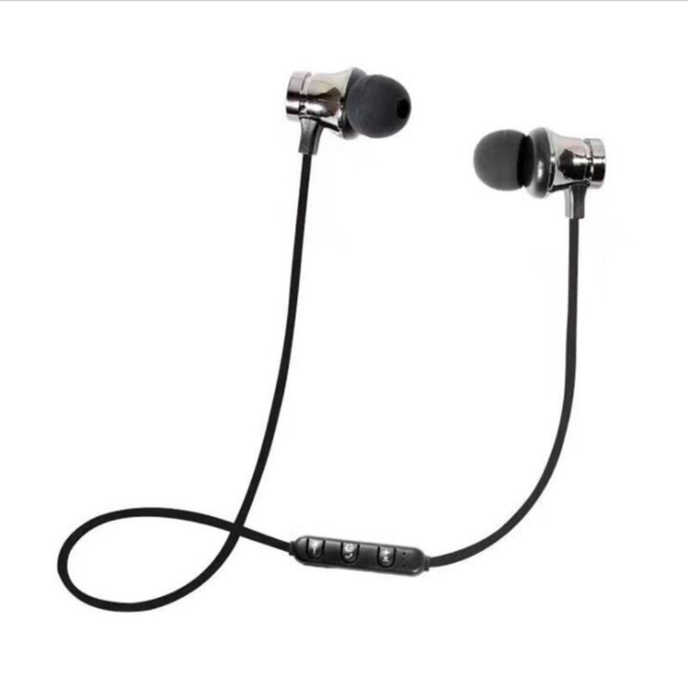 XT-11 Adsorção Magnética In-ear Fone De Ouvido Sem Fio Bluetooth 4.2 - Cinzento-1
