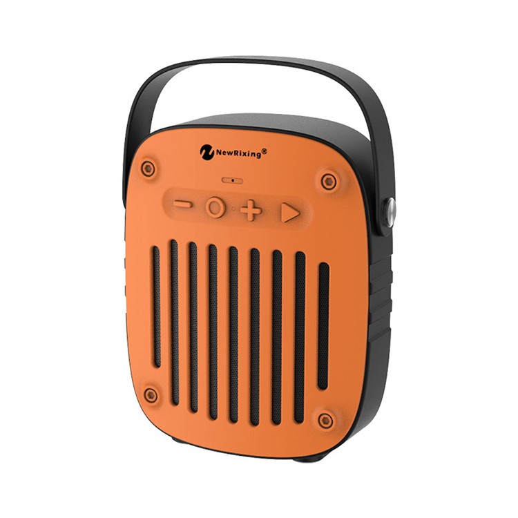 

NEWRIXING BR-4010 Портативный Многофункциональный Громкой Вызов Bluetooth Поддержка Динамика FM-радио / Tf-карта / Aux-in - Оранжевый, iPhone X