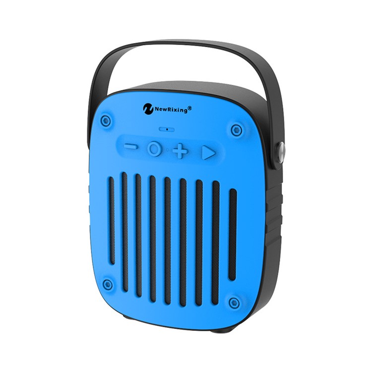 

NEWRIXING BR-4010 Многофункциональный Наружный Спортивный Портативный Bluetooth-динамик Поддержка FM-радио / Tf-карта / Aux-in С Микрофоном - Синий, iPhone X