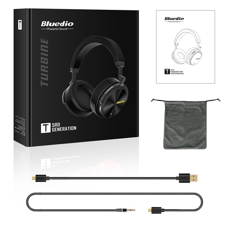 Gekauft BLUEDIO T5 Über Ohr Bluetooth V4.2 Wireless Stereo Headset Kopfhörer Mit Mikrofon Schwarz Gekauft BLUEDIO T5 Über Ohr Bluetooth V4.2 Wireless Stereo Headset Kopfhörer Mit Mikrofon Schwarz