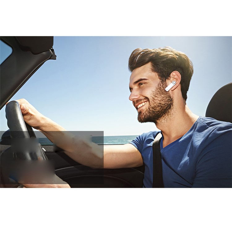 JOYROOM T02 Mini Binaural Bluetooth In-ear Earphones Built-in Mic with Charger Box - White-10