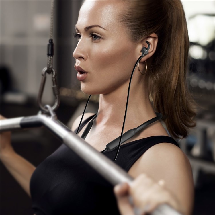 X7 Wireless Bluetooth Sport Stereo Earphone Magnetic Adsorption In-ear Headset with Mic - Black-4