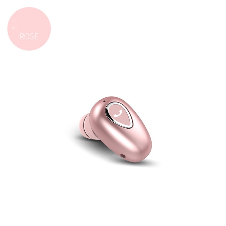 

Mini Lightweight Wireless Bluetooth 4.1 100 Hours Standby In-ear Headphone with Mic - Rose Gold, iPhone 8