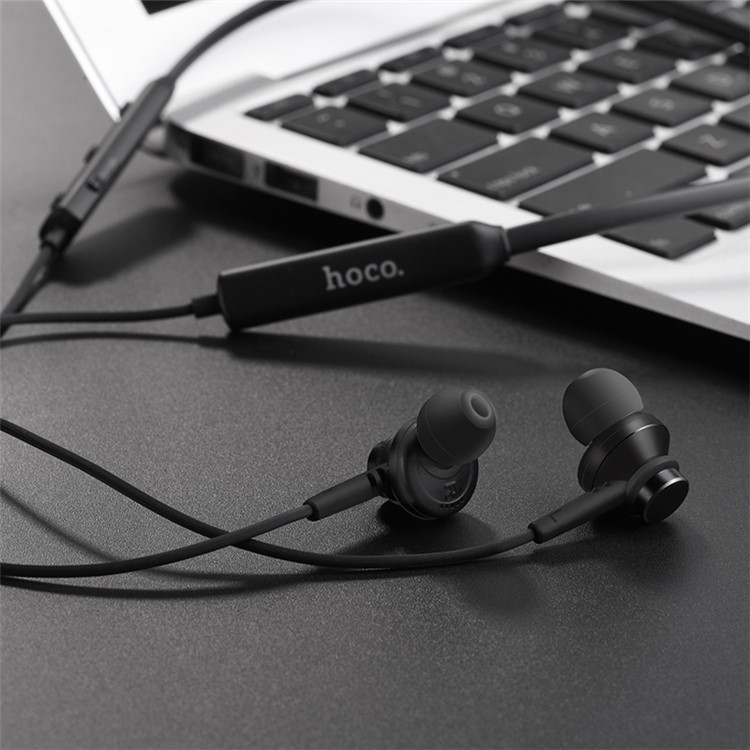 HOCO ES18 Faery Sound Neck-band Wireless Bluetooth Sport Earphone In-ear Earphone - Black-6