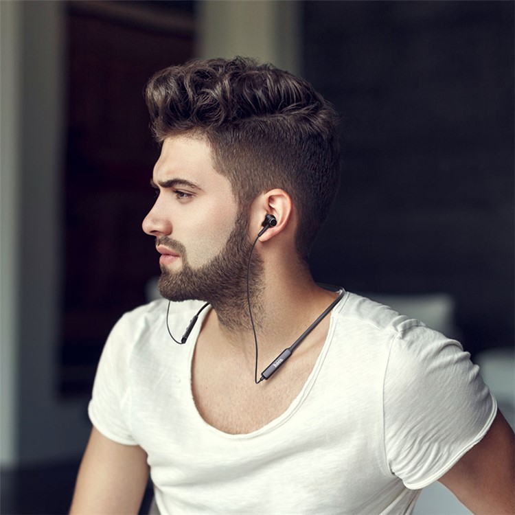 HOCO ES18 Faery Sound Neck-band Wireless Bluetooth Sport Earphone In-ear Earphone - Black-8