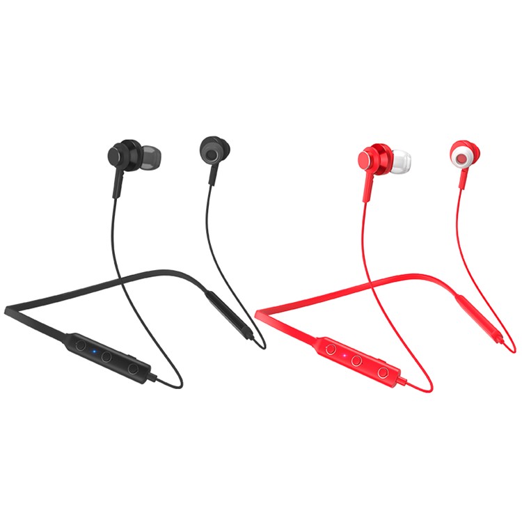 HOCO ES18 Faery Sound Neck-band Wireless Bluetooth Sport Earphone In-ear Earphone - Black-9