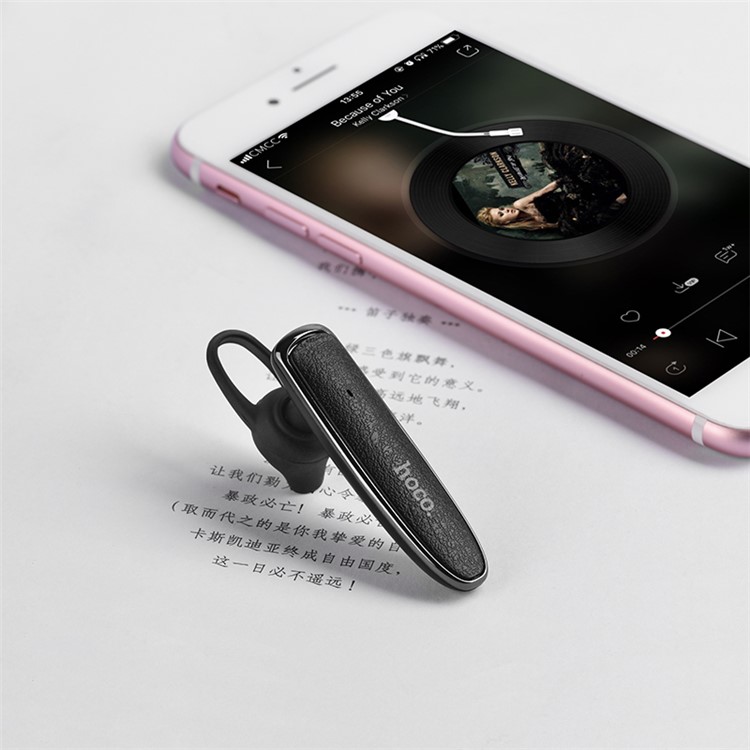 HOCO E29 Splendour Bluetooth 4.2 In-ear Single Earphone with Mic - Black-5