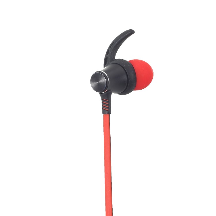 LANGSDOM BS88 Magnetic Sweat-proof Sport Wireless Bluetooth 4.1 Headset with Mic - Red-2