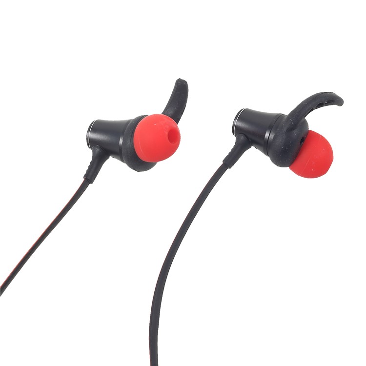 LANGSDOM BS88 Magnetic Sweat-proof Sport Wireless Bluetooth 4.1 Headset with Mic - Red-3