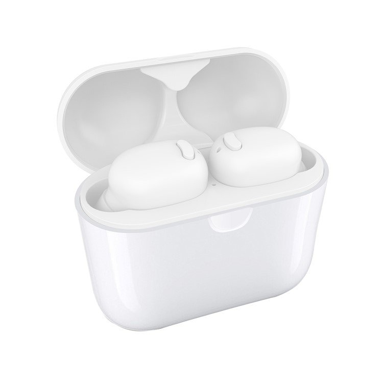 

Mini Sports TWS Bluetooth 5.0 In-ear Headset with Charging Box - White, iPhone XS Max 6.5 inch