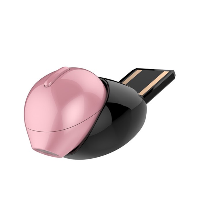 

Мини-один В-ухо Беспроводные Наушники Bluetooth С USB-магнитной Зарядкой Док-станции Для Iphone Samsung И Т. Д. - Розовый, iPhone XS Max