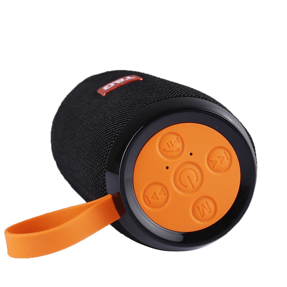 TG106 Portátil Multi-função Bluetooth Speaker Com Cartão De Suporte Para Microfone TF FM Mãos-livres - Preto-4