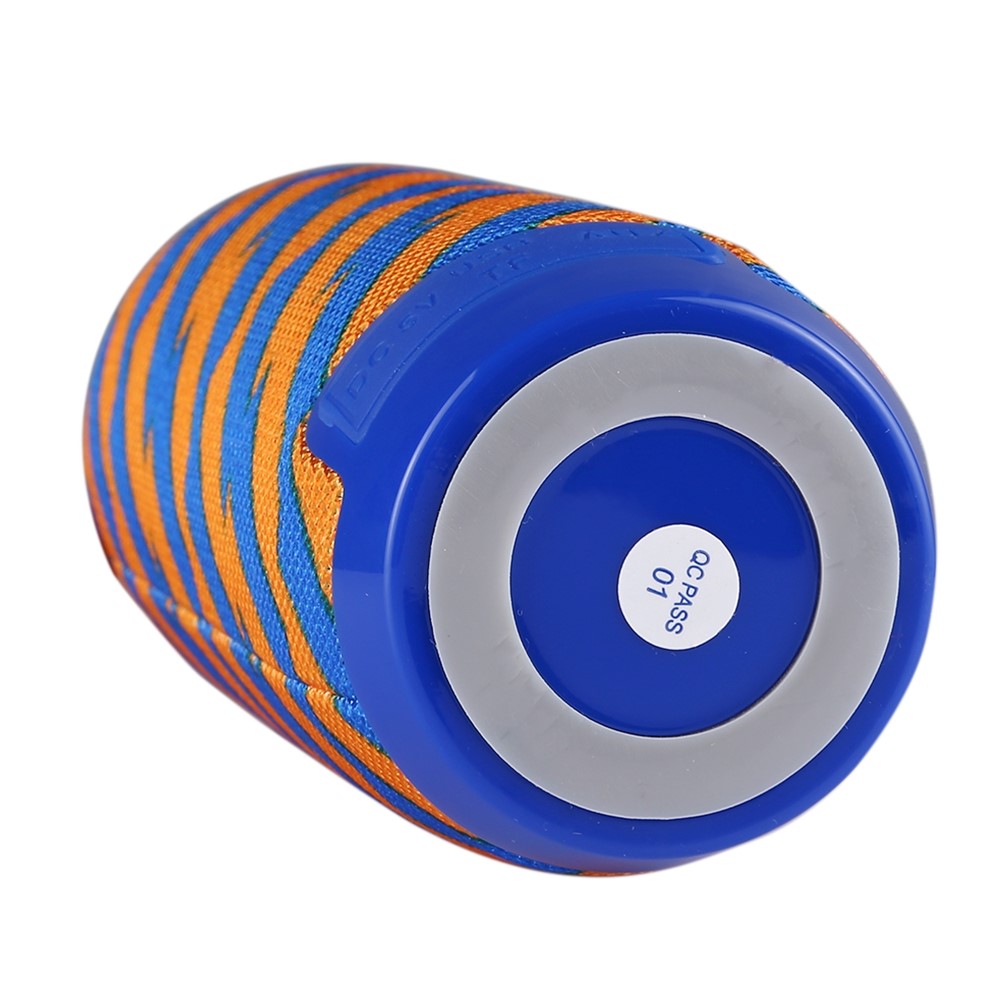 TG106 Перезаряжаемый Usb-многофункциональный Динамик Bluetooth с Mic Support TF Card FM Free - Синий/оранжевый-4