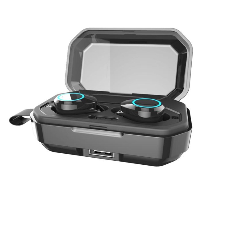 X6 TWS Bluetooth 5.0 Fone De Ouvido Intra-auricular Com Caixa De Carregador De Banco De Potência 3000mah-13