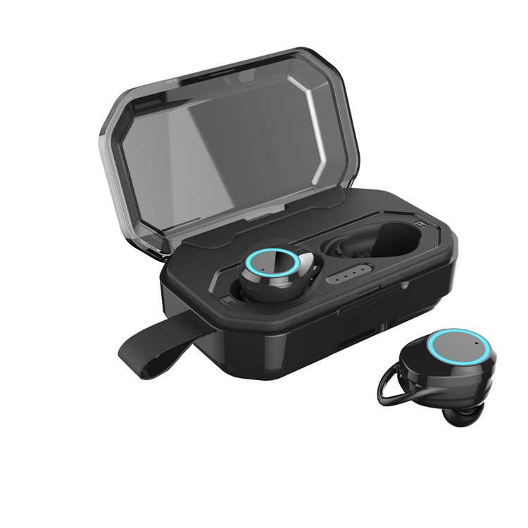 X6 TWS Bluetooth 5.0 Fone De Ouvido Intra-auricular Com Caixa De Carregador De Banco De Potência 3000mah-5