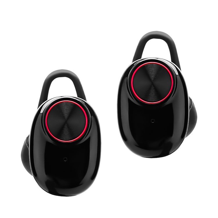 V5 TWS Binaural Wireless Bluetooth In-ear Earphones with Charging Box - Black-9