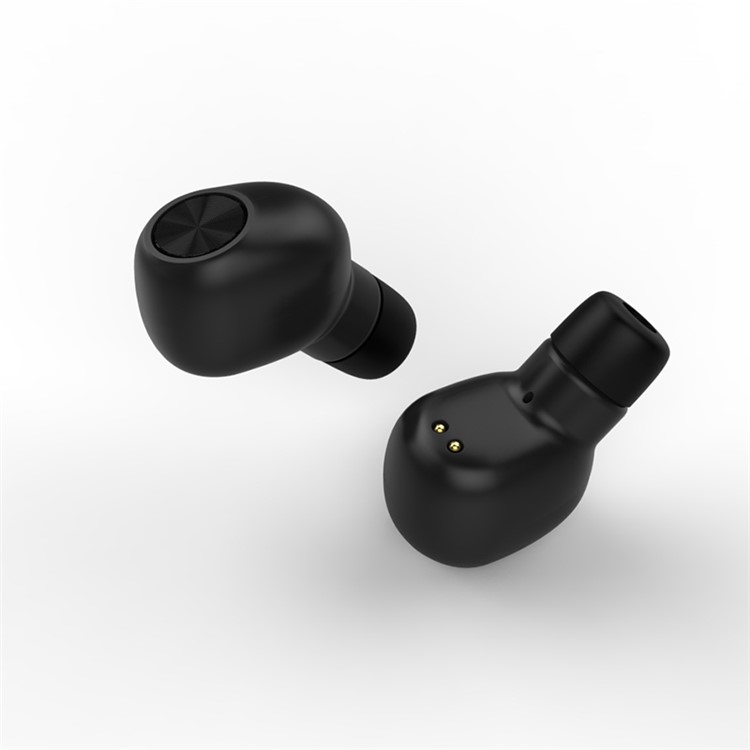 DR6 TWS Stereo Wireless Bluetooth In-ear Earphones with 400mAh Charging Box - Black-4