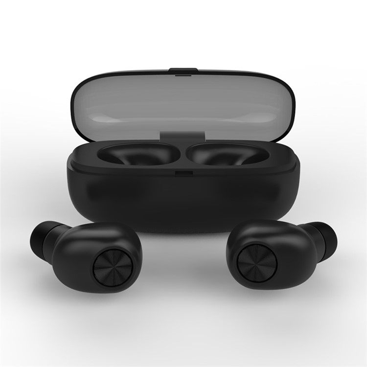 DR6 TWS Stereo Wireless Bluetooth In-ear Earphones with 400mAh Charging Box - Black-5