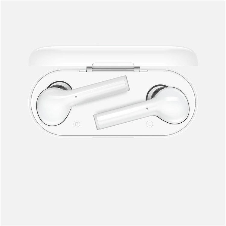 USAMS US-LA001 Dual In-ear Wireless Bluetooth 5.0 Earphone with Charging Box - White-6