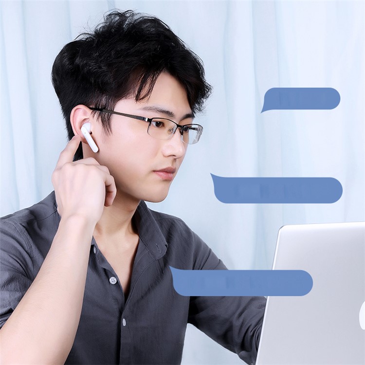 JOYROOM JR-T04 TWS Mode Wireless Stereo Bluetooth Headphone Earphone - White-6