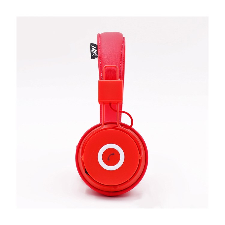 NIA-X6 Over-ear Bluetooth Headphone Support Micro SD Card Play / FM Radio / Audio Input / Hands -free Phone Call - Red-2
