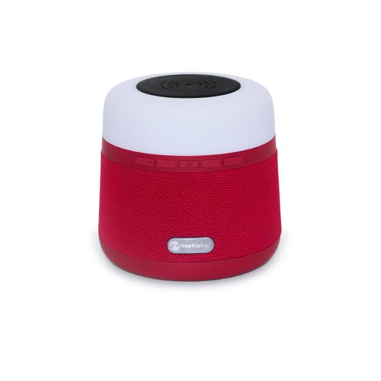 

Wireless Charging LED Light Speaker Support TF Card / USB Drive / FM Radio / AUX Input - Red, iPhone Xs