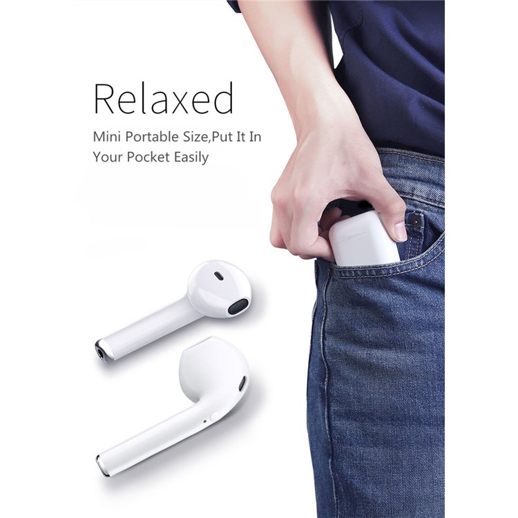 TWS Bluetooth 4.2 Stereo Earphones Wireless Headsets with Charging Box-5