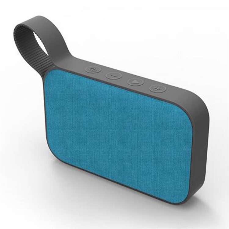 

Тканевый Портативный Динамик Bluetooth С Микрофоном Стерео Аудио Музыкальный Проигрыватель - Синий, iPhone Xs