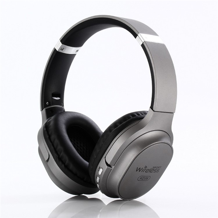 

Over-ear Bluetooth 4.2 Headphone with Mic Wireless Headset Support FM/AUX/TF Card - Grey