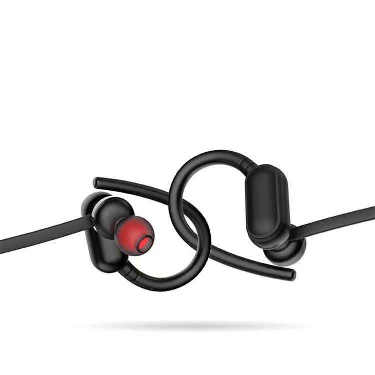 Bluetooth Earhook Support TF Card 6D Sound Sport Wireless Headphone - Black-3