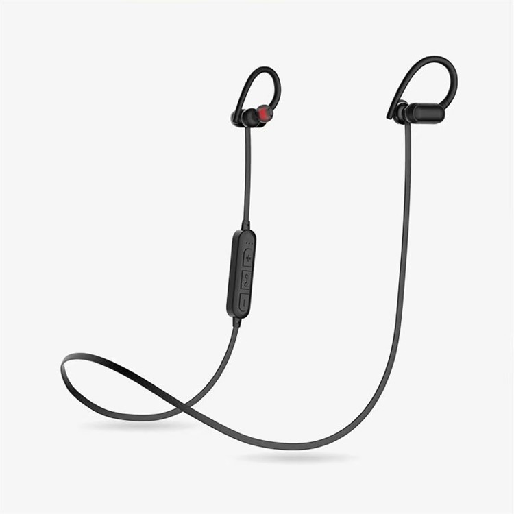 Bluetooth Earhook Support TF Card 6D Sound Sport Wireless Headphone - Black-5