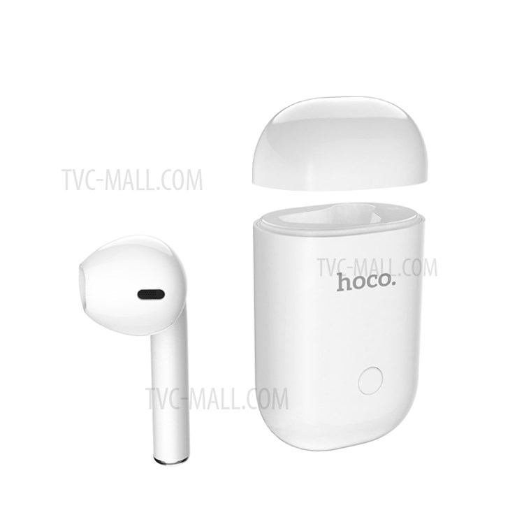 HOCO E39 Admire Sound Single Wireless Bluetooth 5.0 Earphone with Charging Box - White-2