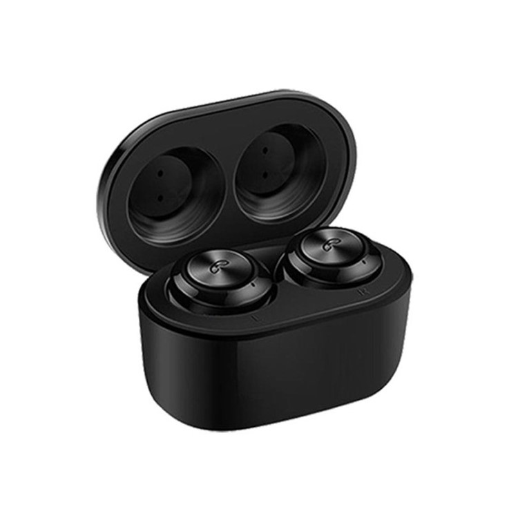 TWS Bluetooth 5.0 Earphones Wireless Blutooth Earphone Handsfree Headphone Sports Earbuds - Black