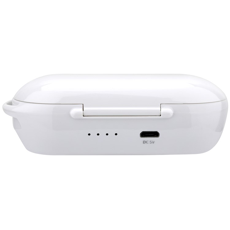TWS Fone De Ouvido Bluetooth 4.2 Sem Fio Com Estojo De Carregamento Portátil - Branco-10
