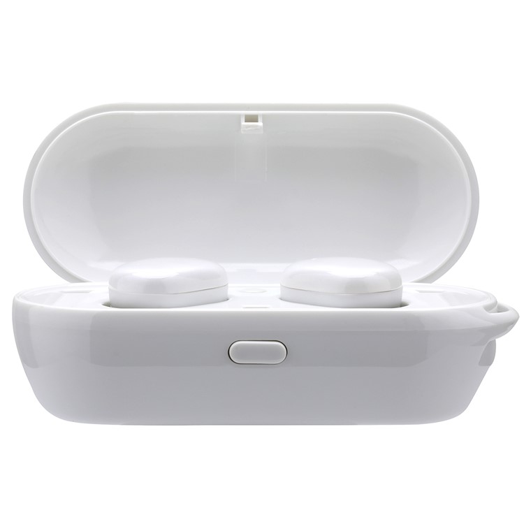TWS Fone De Ouvido Bluetooth 4.2 Sem Fio Com Estojo De Carregamento Portátil - Branco-3