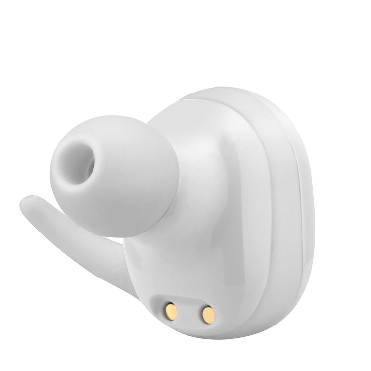 TWS Fone De Ouvido Bluetooth 4.2 Sem Fio Com Estojo De Carregamento Portátil - Branco-9