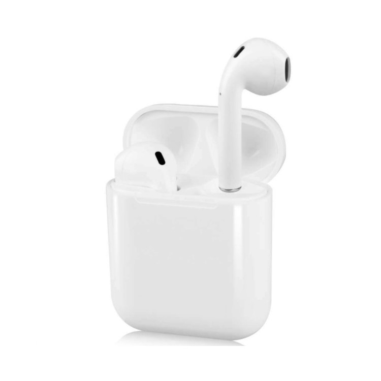 Wireless Charging Supported Knock Function Touch Control Wireless Bluetooth 5.0 Earphone - White-3