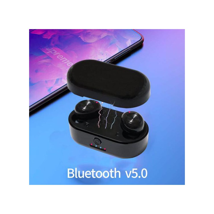 K20 Wireless Bluetooth 5.0 Headset with Portable Charging Case for Xiaomi Apple Samsung Etc.-9