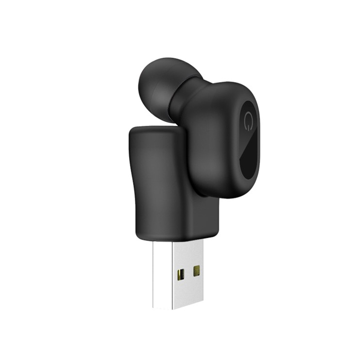 NB3 Portátil Bluetooth V5.0 Handsfree Único Earbud Com Microfone Para Apple, Samsung, Huawei Etc. - Preto-1