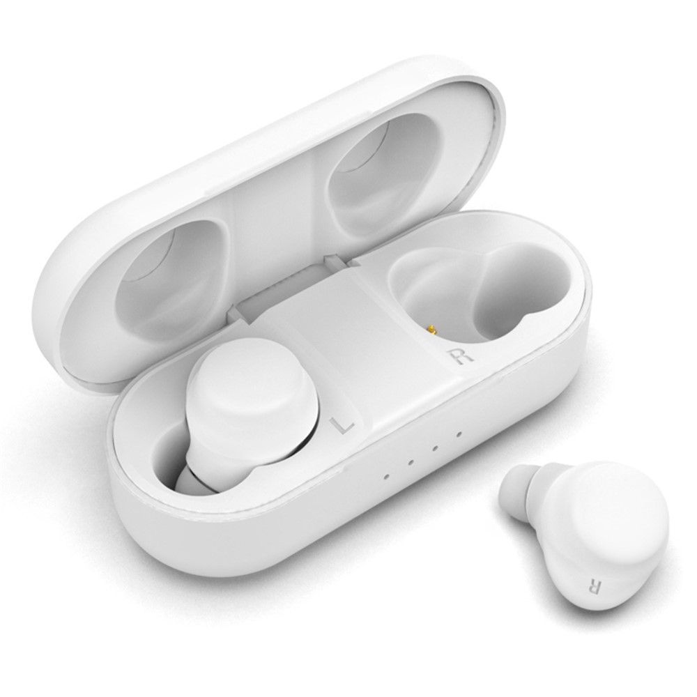 A5 TWS Bluetooth 5.0 Stereo Headset Earphone with Charging Box - White-11