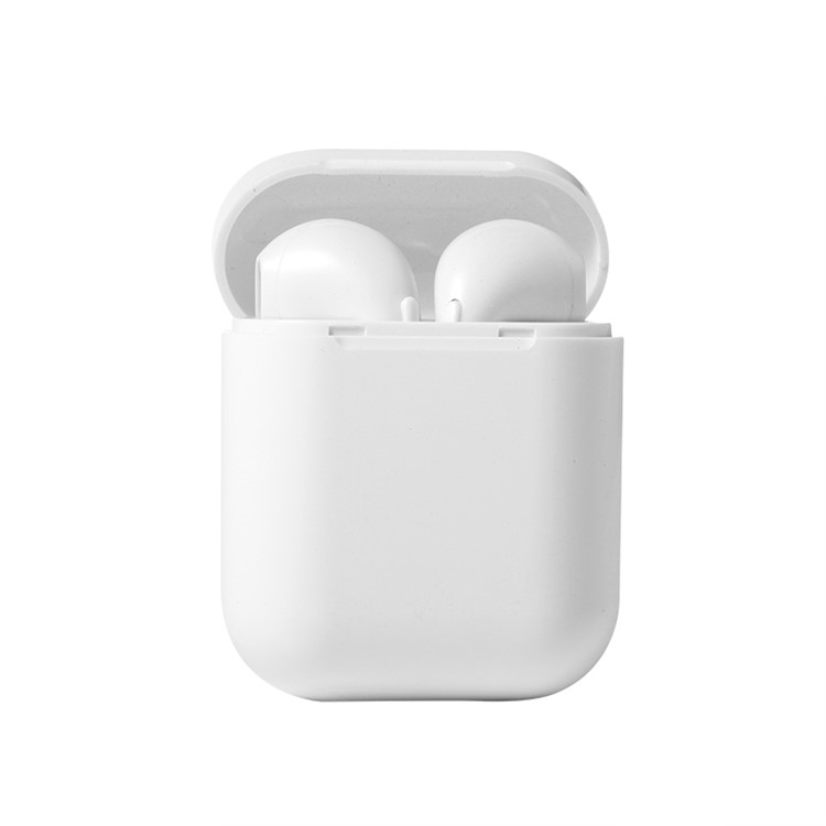 Bluetooth 5.0 Earphone I8X Wireless Binaural Stereo with Magnetic Charging Box - White-1